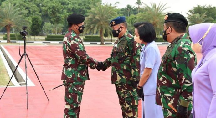Panglima TNI Terima Laporan Korps Kenaikan Pangkat 60 Perwira Tinggi