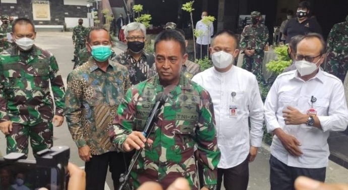Jenderal Andika Tiba di DPR untuk Fit And Proper Test Calon Panglima TNI